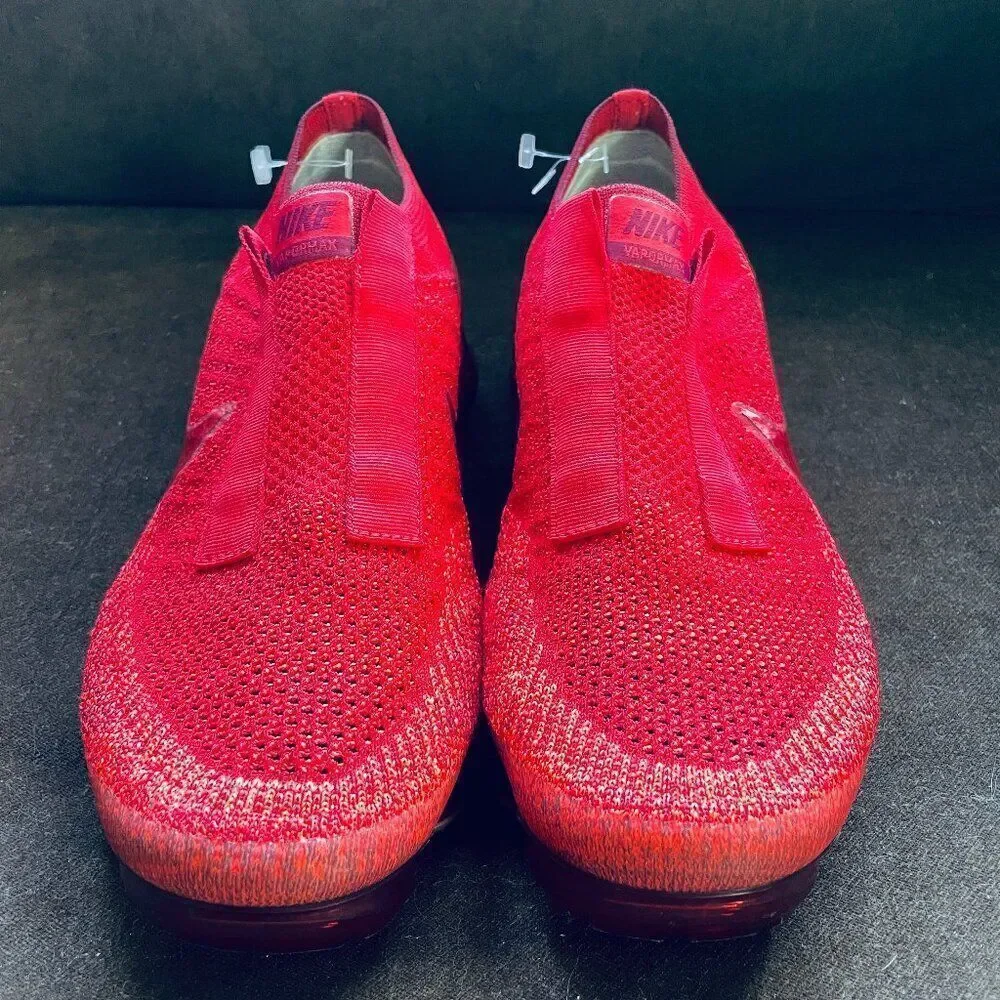 Nike Air VaporMax Moc 2 iD factory custom Red LaceLess Women's 10 US 42 EUR - Picture 2 of 9